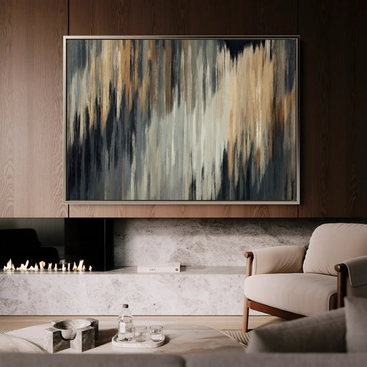 Abstract Canvas Wall Art WAD006-A 90 x 60 cm / Stretched on hidden frame