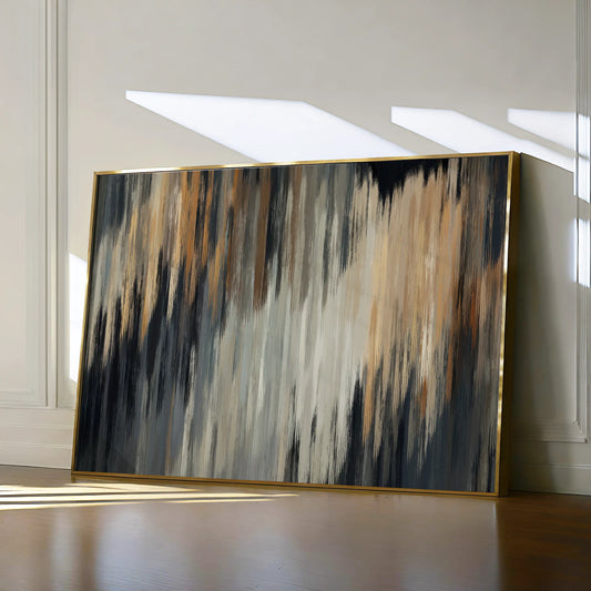 Abstract Canvas Wall Art WAD006-A 90 x 60 cm / Stretched on hidden frame