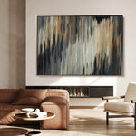 Abstract 006 Canvas Art 60 x 40 cm / Black