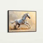 Horses 006 Canvas Art 60 x 40 cm / Black