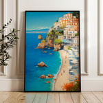 Landscape 006 Canvas Art 60 x 40 cm / Black