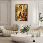Orientalist 006 Canvas Art 60 x 40 cm / Black