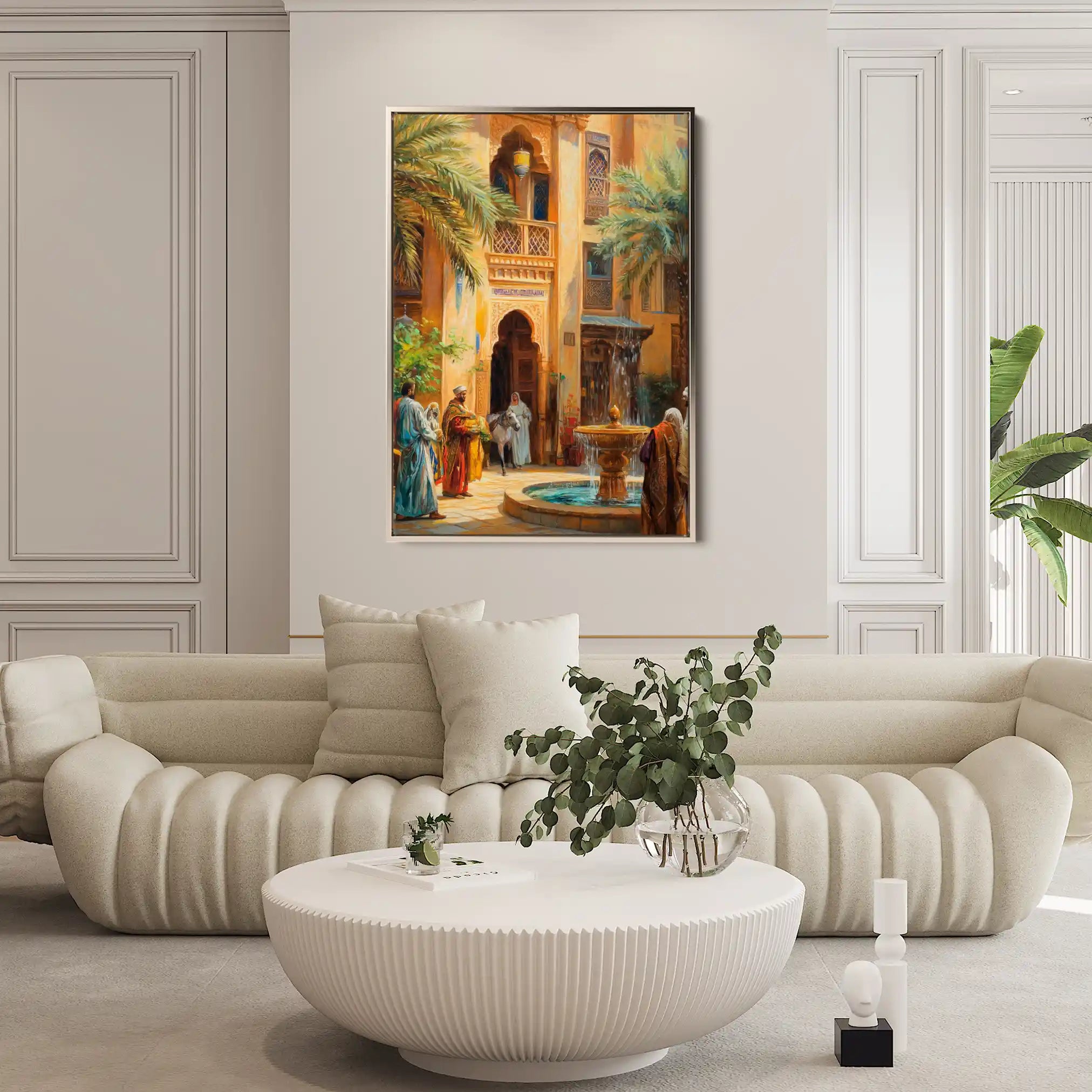Orientalist 006 Canvas Art 60 x 40 cm / Black