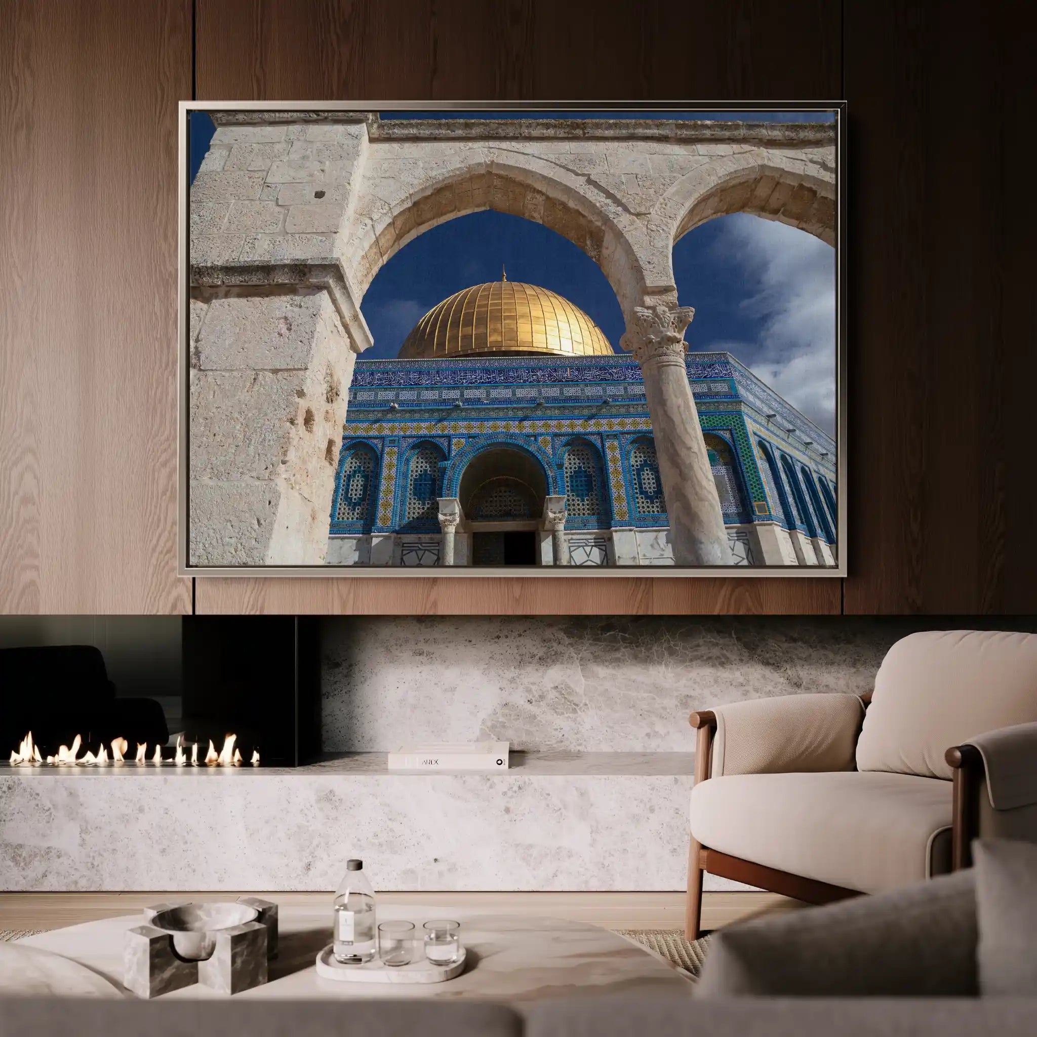 Palestine 006 Canvas Art 60 x 40 cm / Black