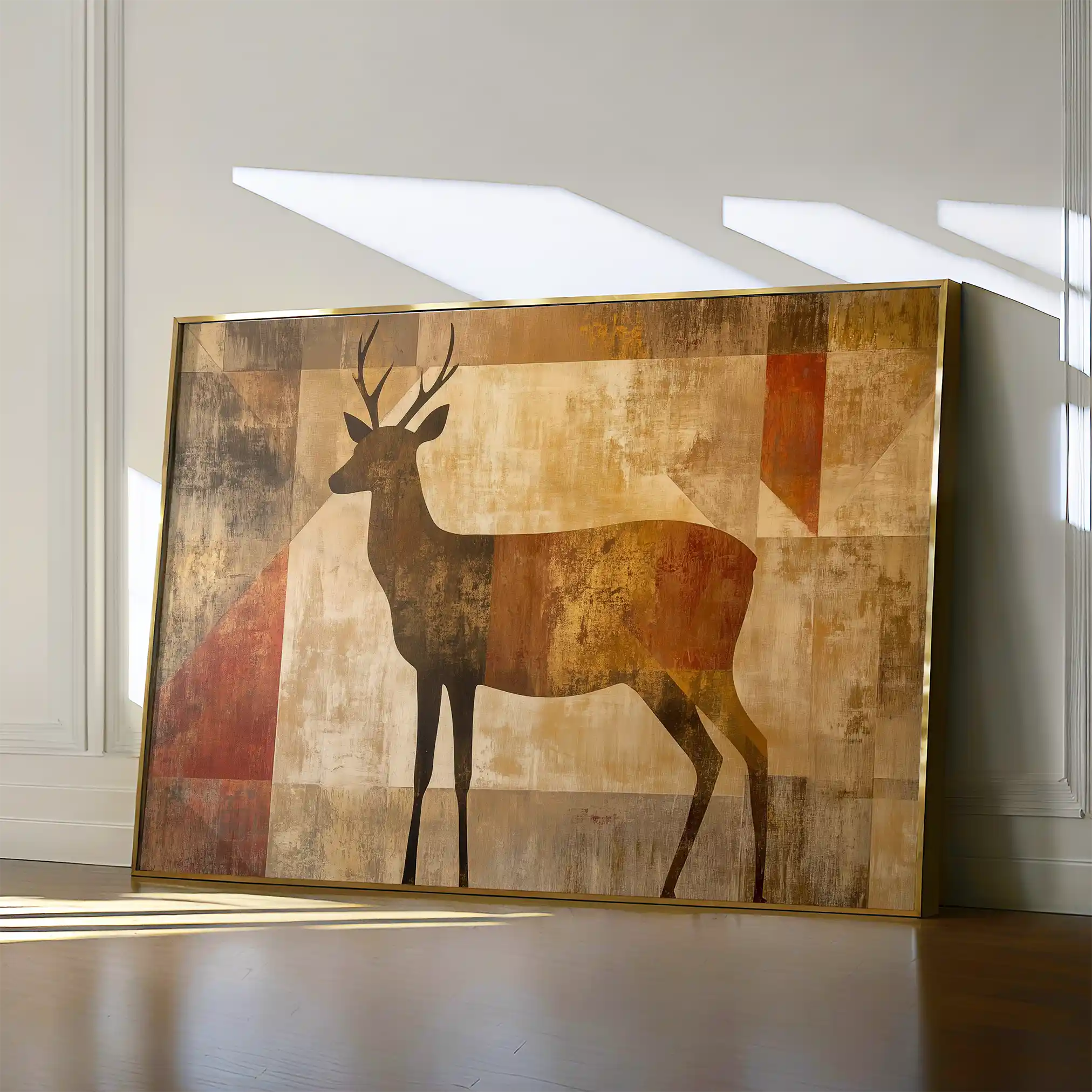 Animals 007 Canvas Art 60 x 40 cm / Black