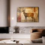 Animals 007 Canvas Art 60 x 40 cm / Black