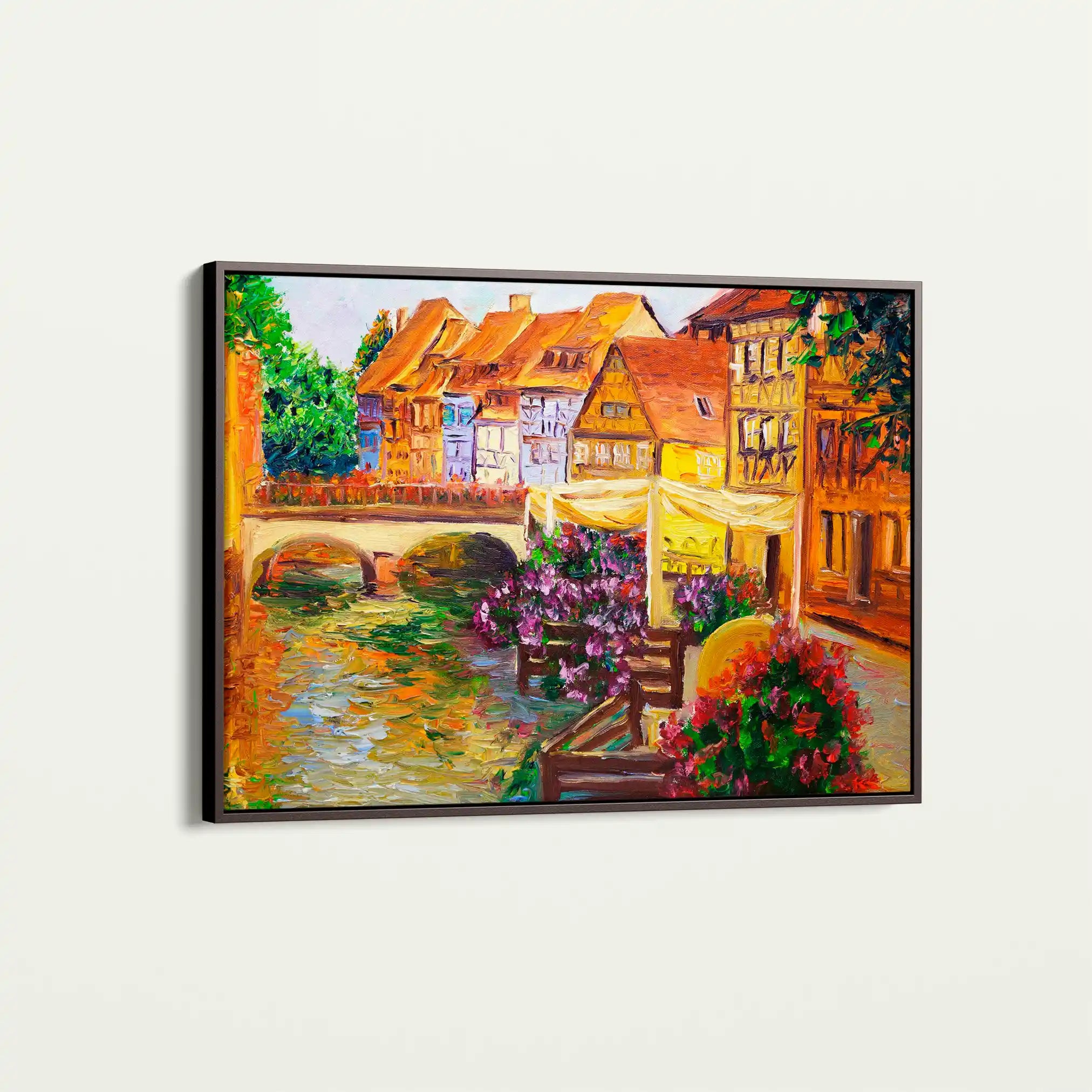 Landscape 007 Canvas Art 60 x 40 cm / Black