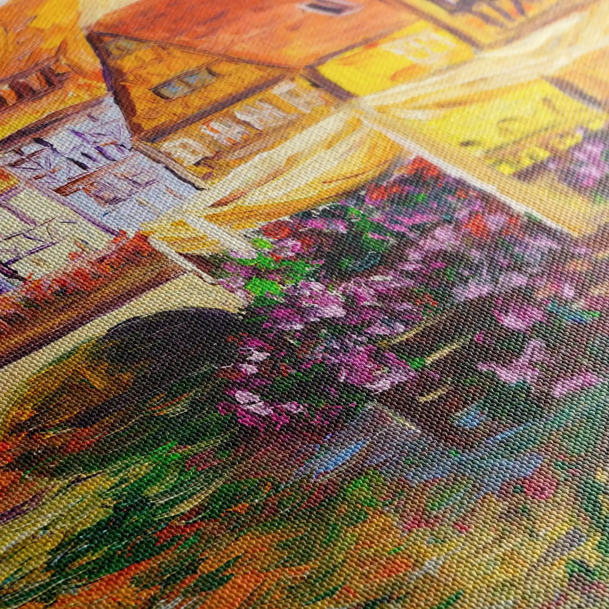 Landscape 007 Canvas Art 60 x 40 cm / Black