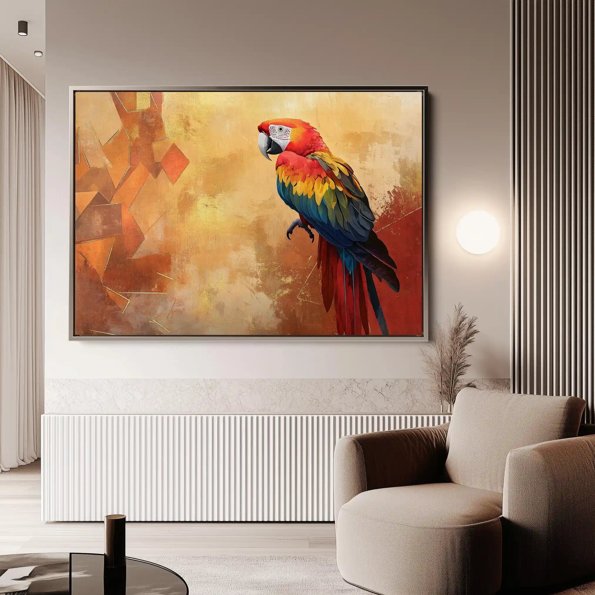 Animals 008 Canvas Art 60 x 40 cm / Black