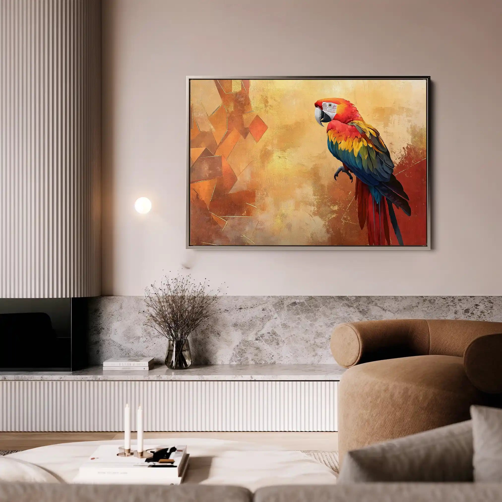Animals 008 Canvas Art 60 x 40 cm / Black