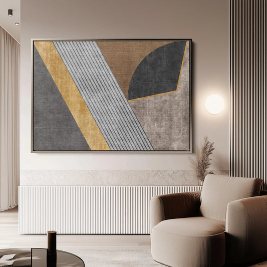 Abstract Canvas Wall Art WAD008-A 90 x 60 cm / Stretched on hidden frame