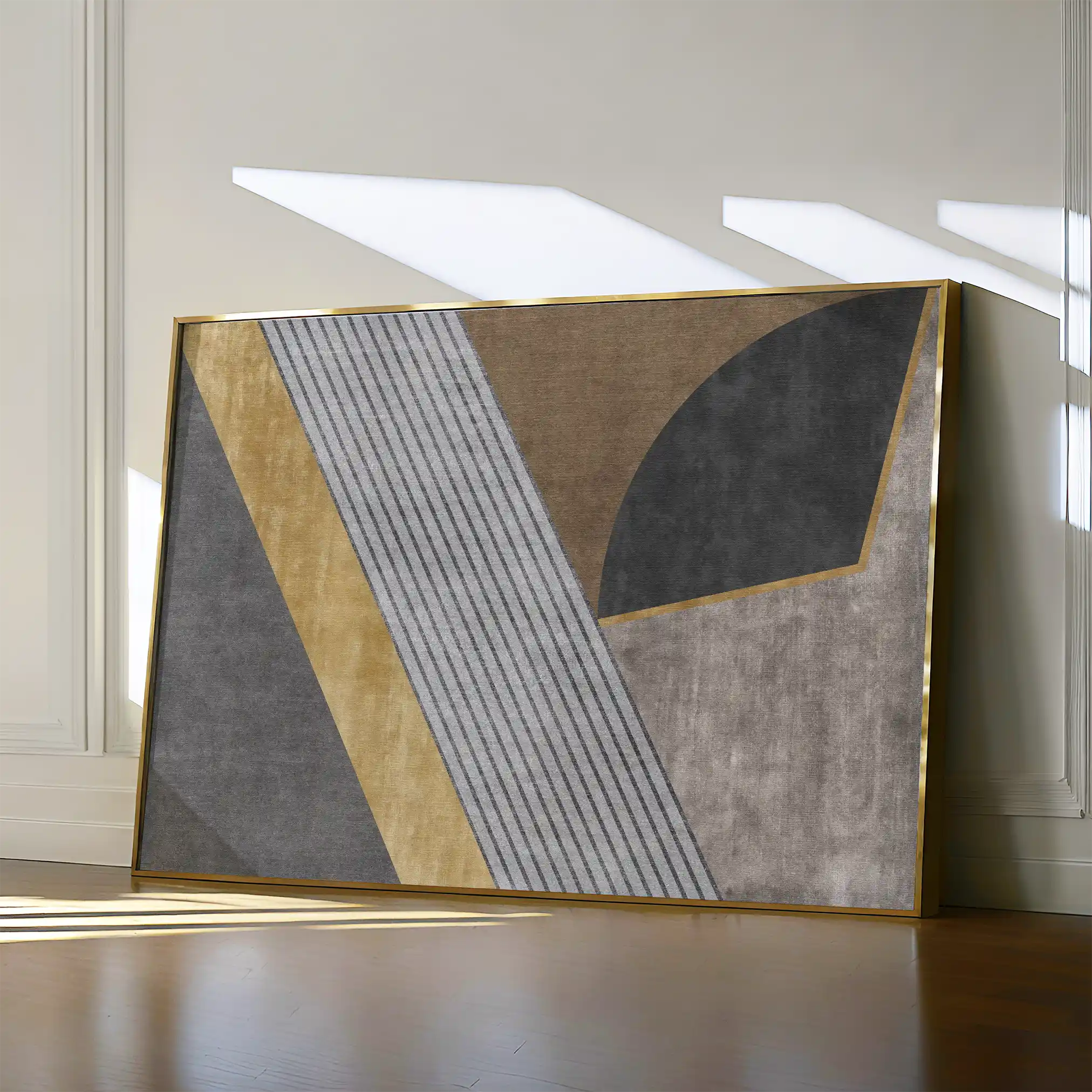 Abstract 008 Canvas Art 60 x 40 cm / Black