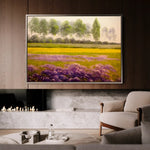 Landscape 008 Canvas Art 60 x 40 cm / Black