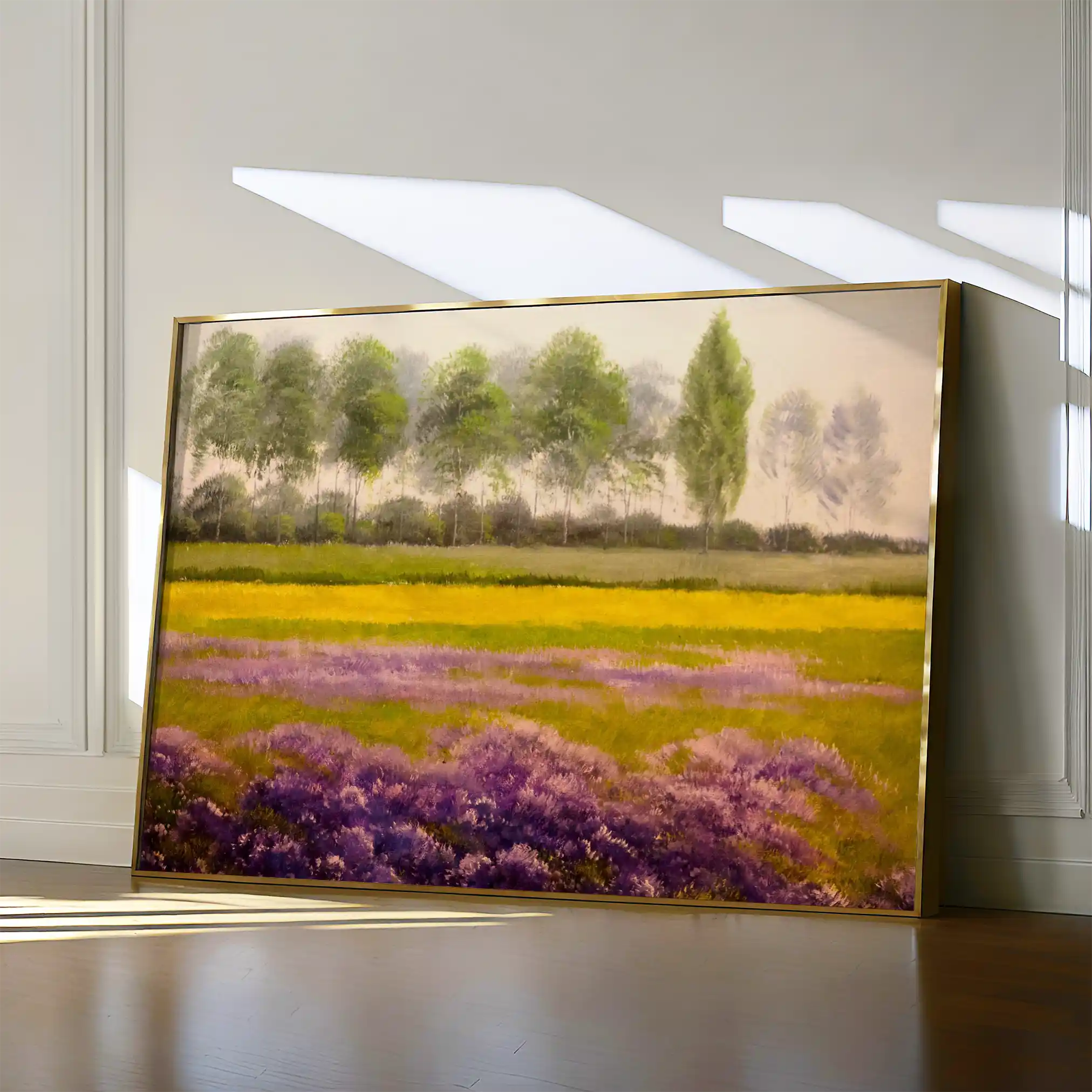 Landscape 008 Canvas Art 60 x 40 cm / Black