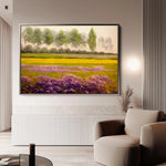Landscape 008 Canvas Art 60 x 40 cm / Black
