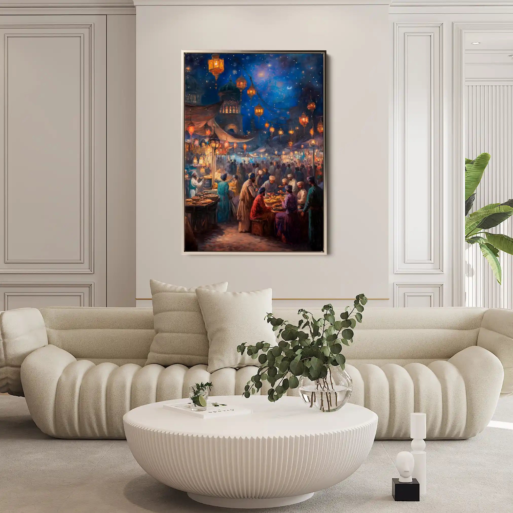 Orientalist 008 Canvas Art 60 x 40 cm / Black