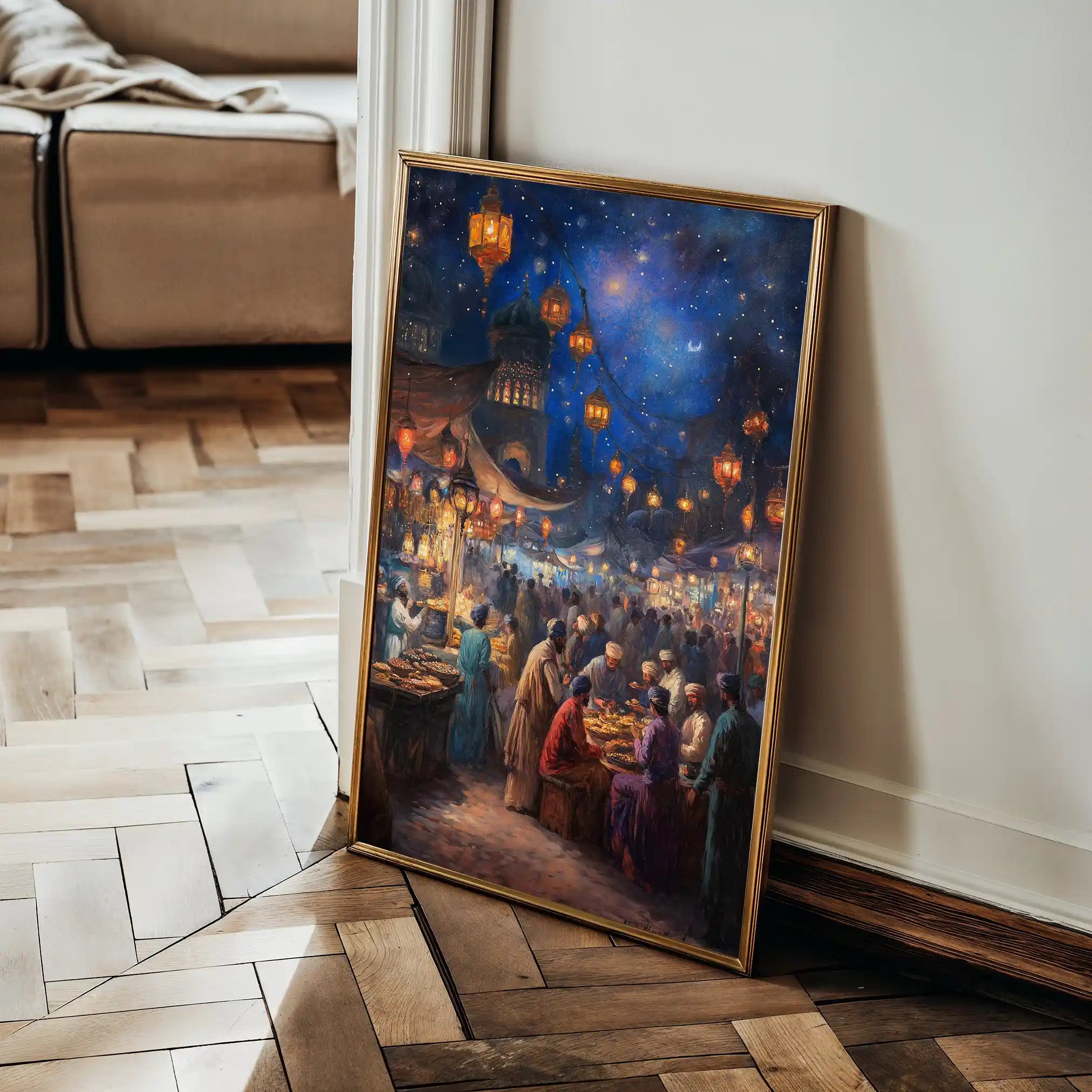 Orientalist 008 Canvas Art 60 x 40 cm / Black