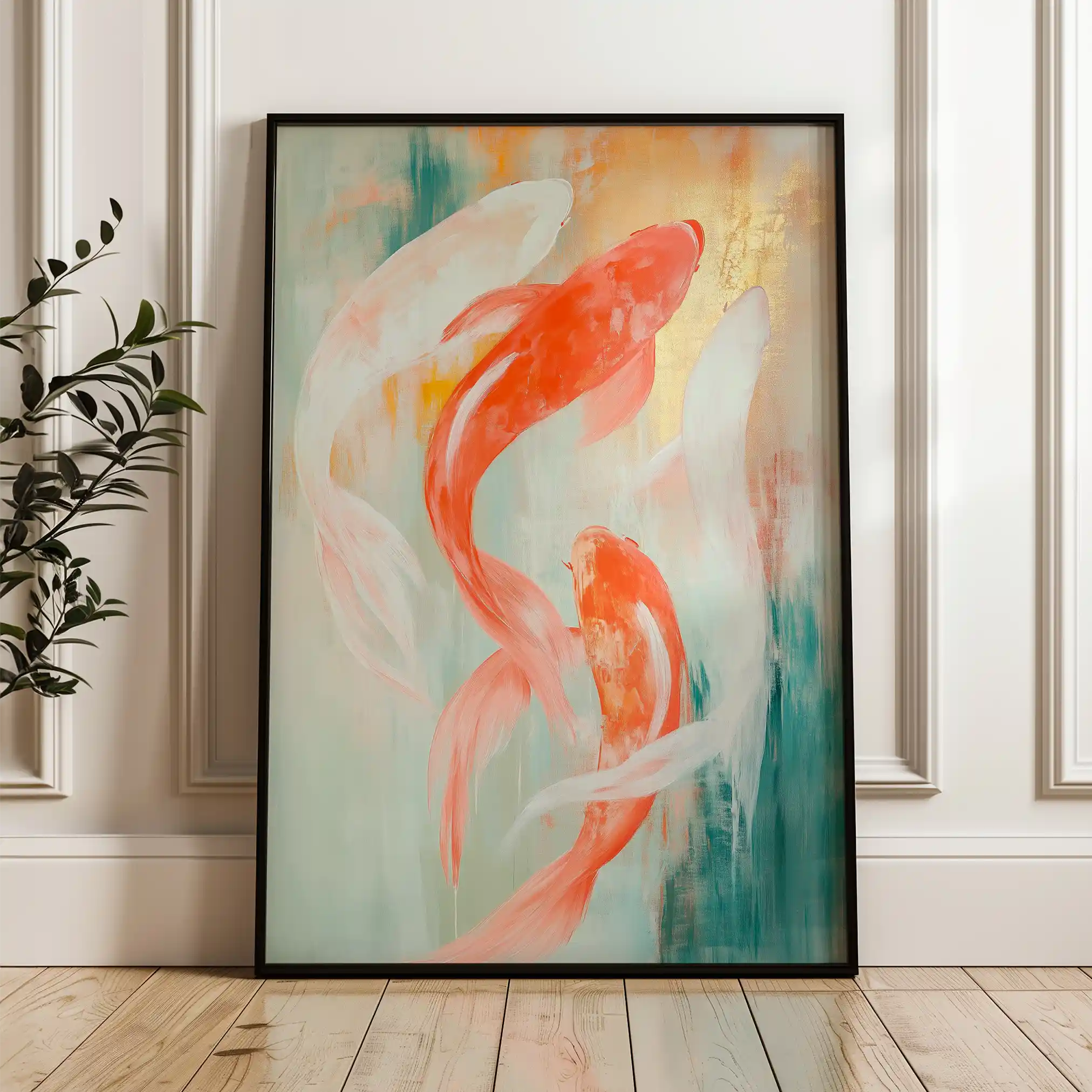 Animals 009 Canvas Art 60 x 40 cm / Black