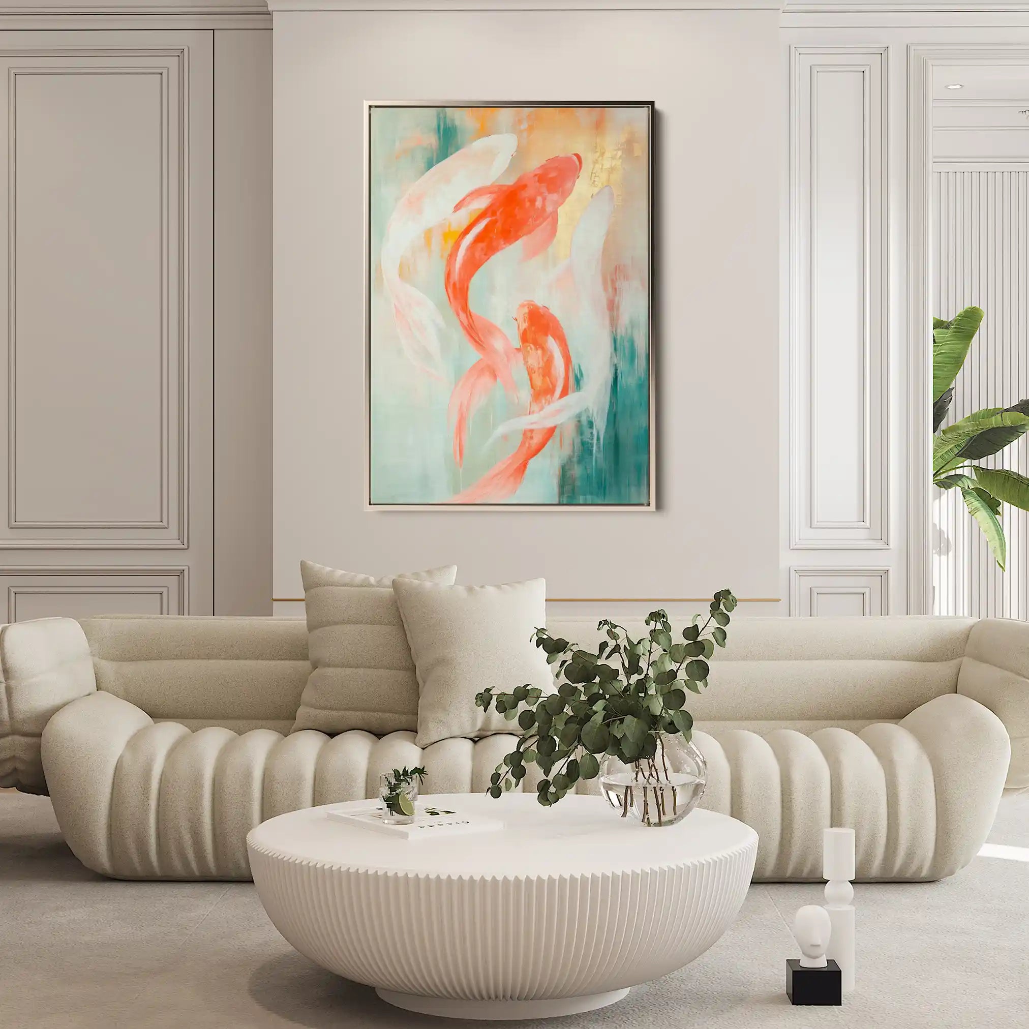 Animals 009 Canvas Art 60 x 40 cm / Black