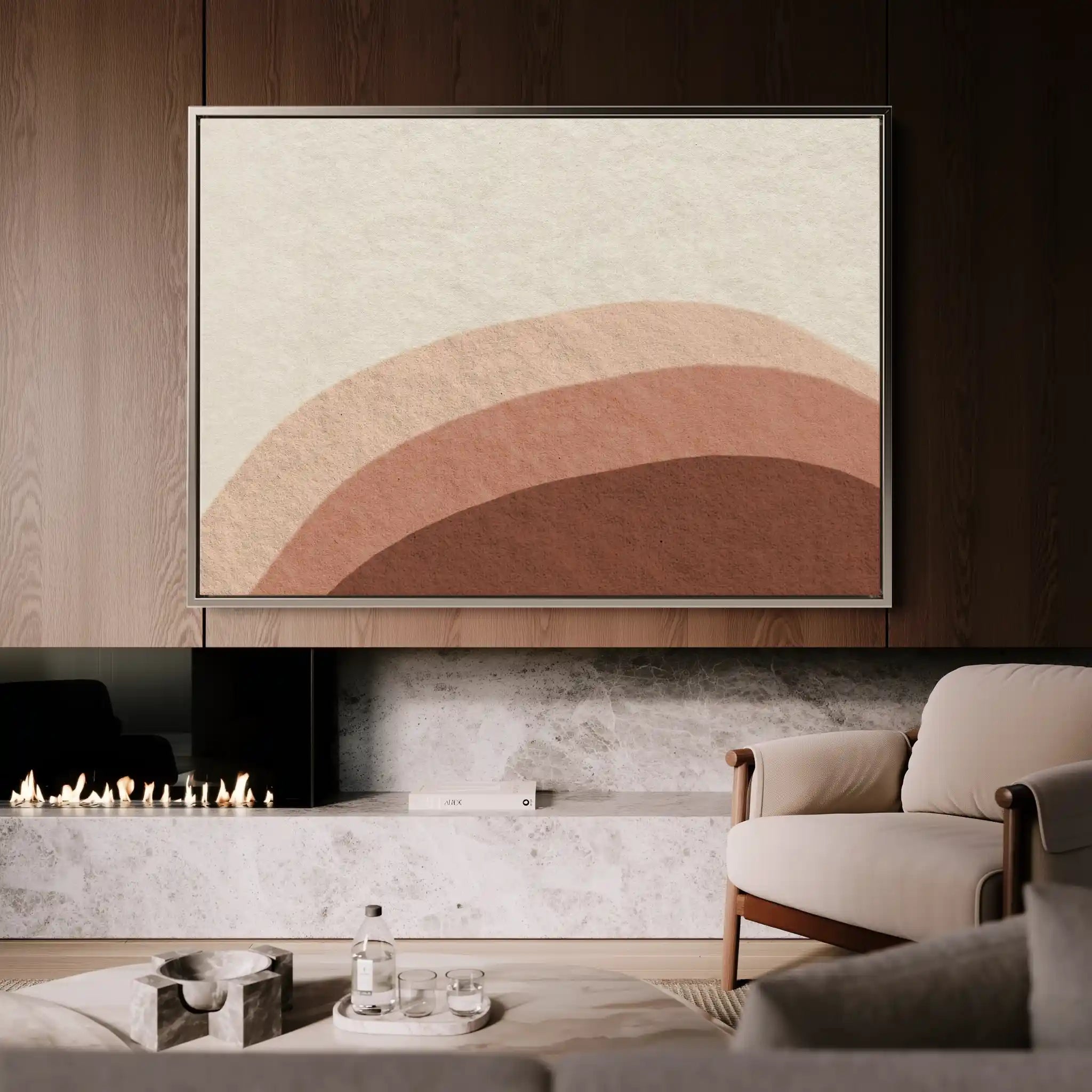 Boho 009 Canvas Art 60 x 40 cm / Black