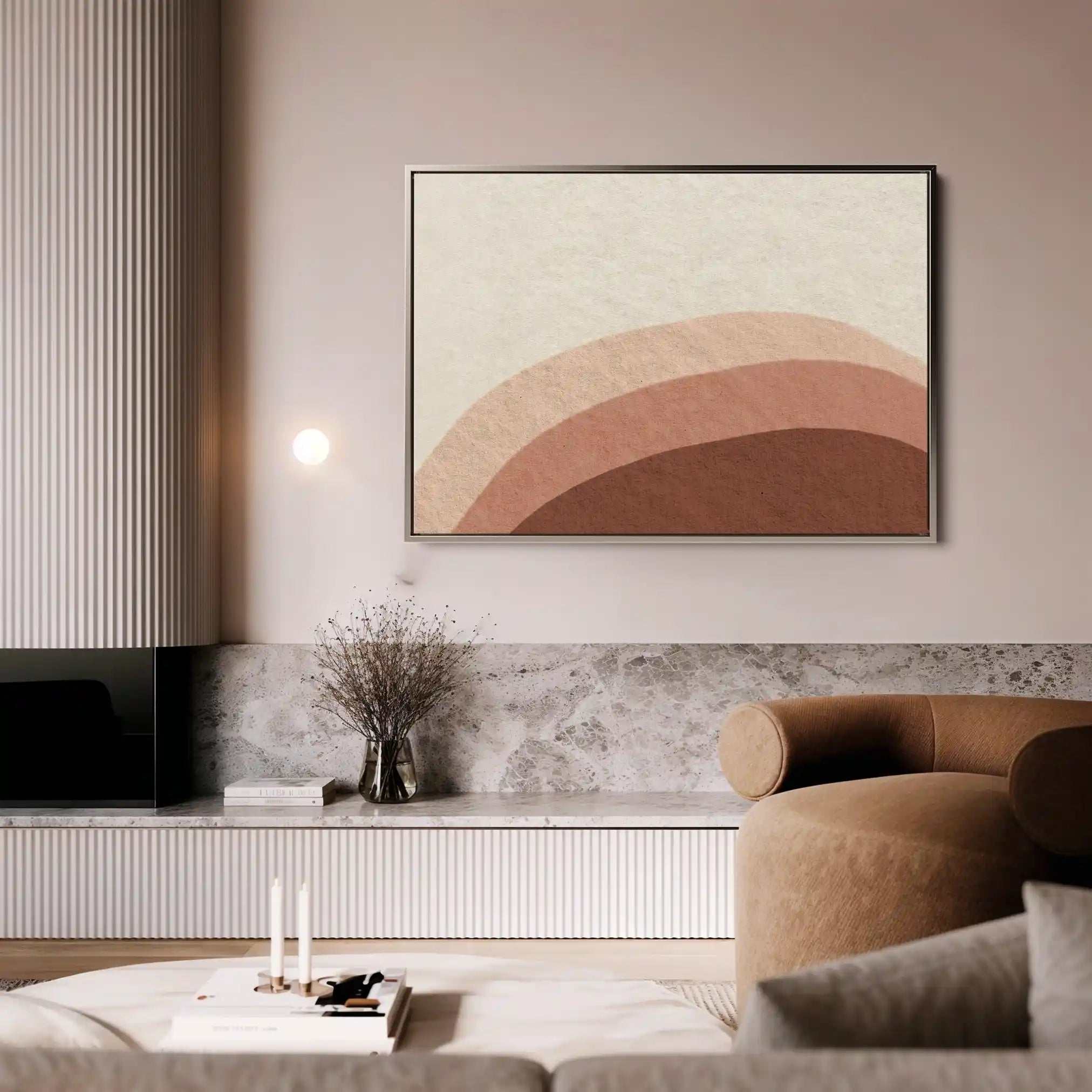 Boho 009 Canvas Art 60 x 40 cm / Black