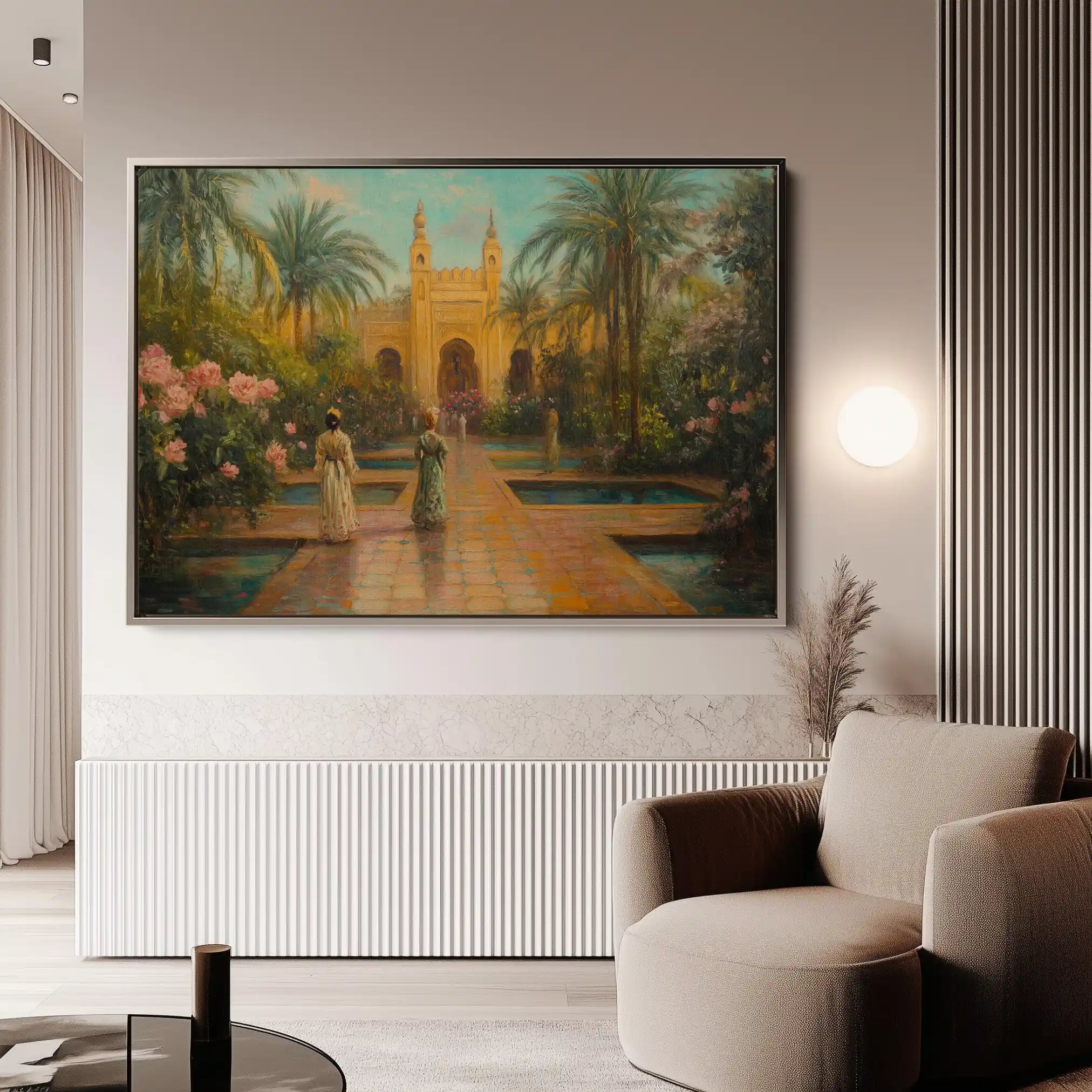 Orientalist 009 Canvas Art 60 x 40 cm / Black