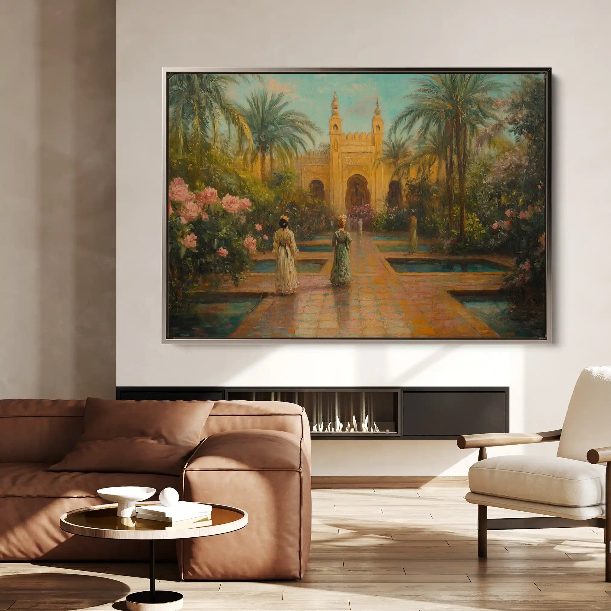 Orientalist 009 Canvas Art 60 x 40 cm / Black
