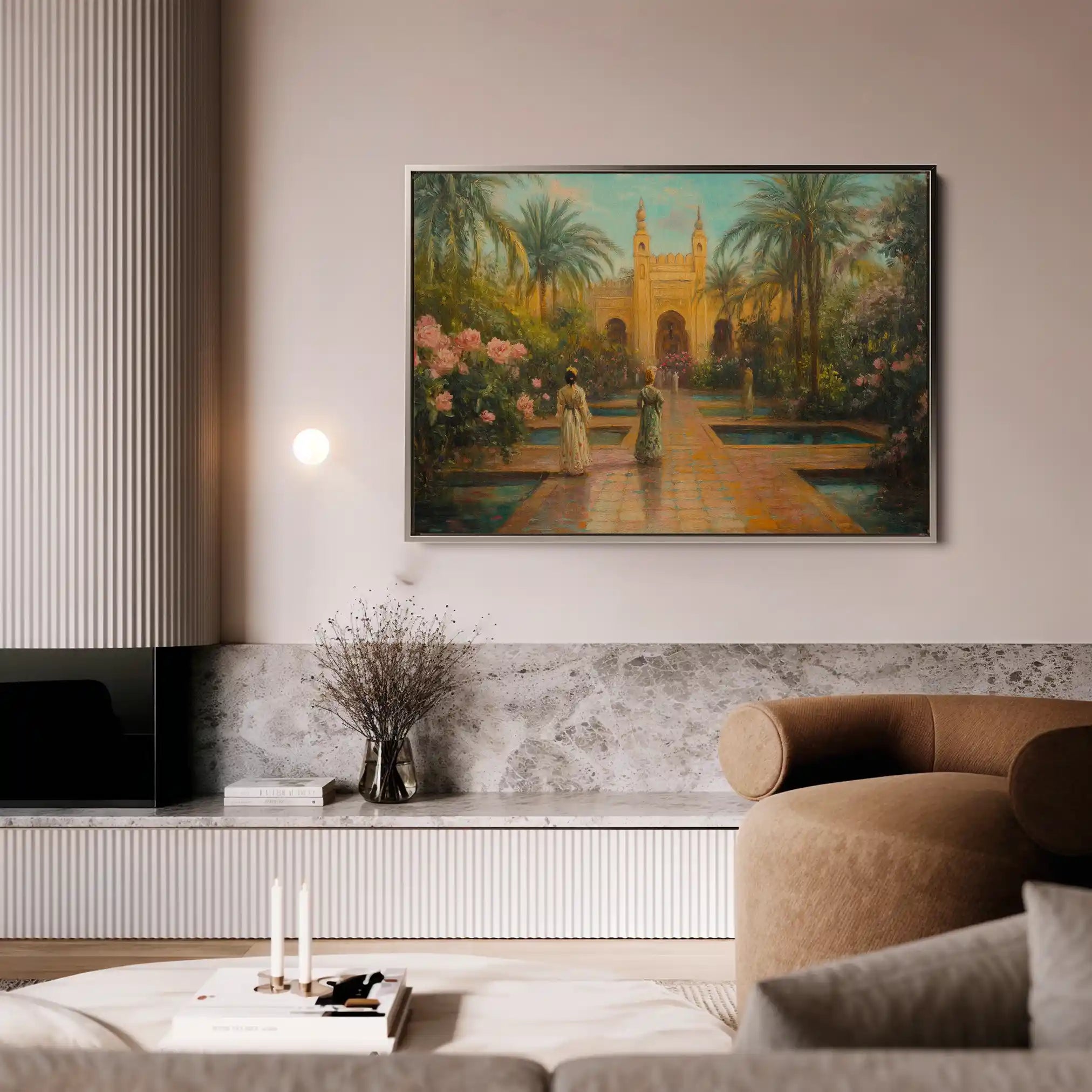 Orientalist 009 Canvas Art 60 x 40 cm / Black