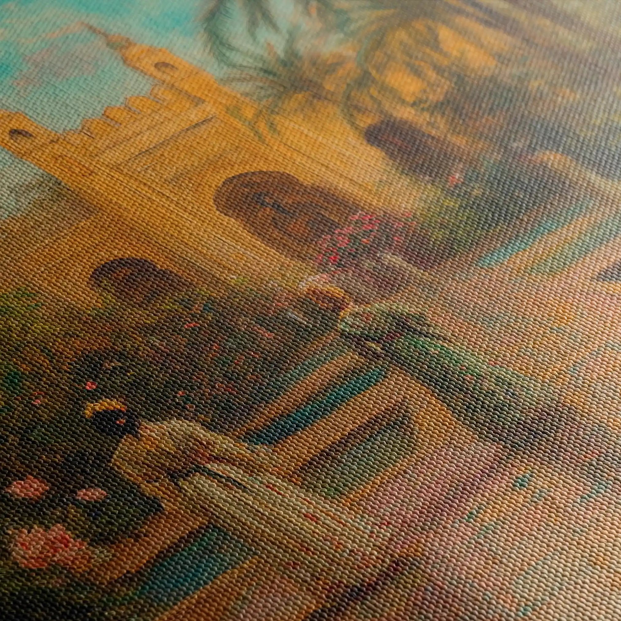 Orientalist 009 Canvas Art 60 x 40 cm / Black