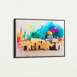 Palestine 009 Canvas Art 60 x 40 cm / Black