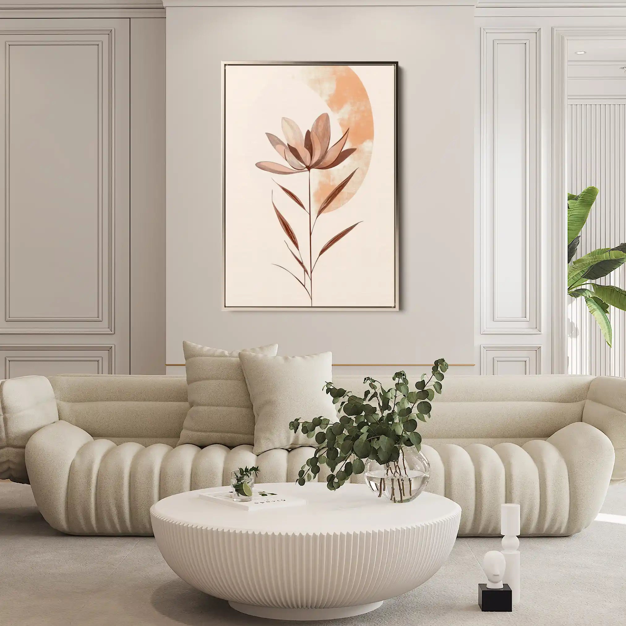 Boho 010 Canvas Art 60 x 40 cm / Black