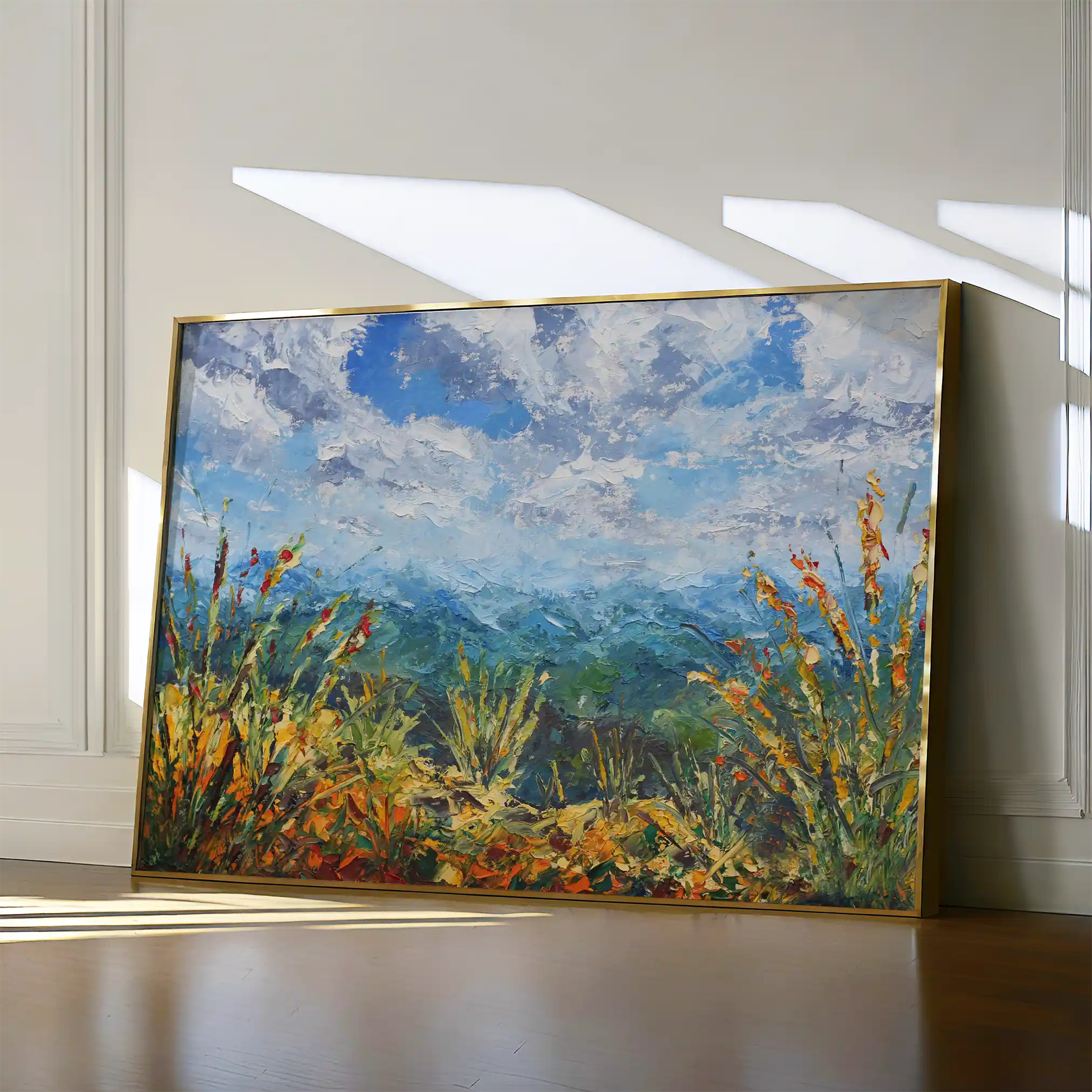 Landscape 010 Canvas Art 60 x 40 cm / Black