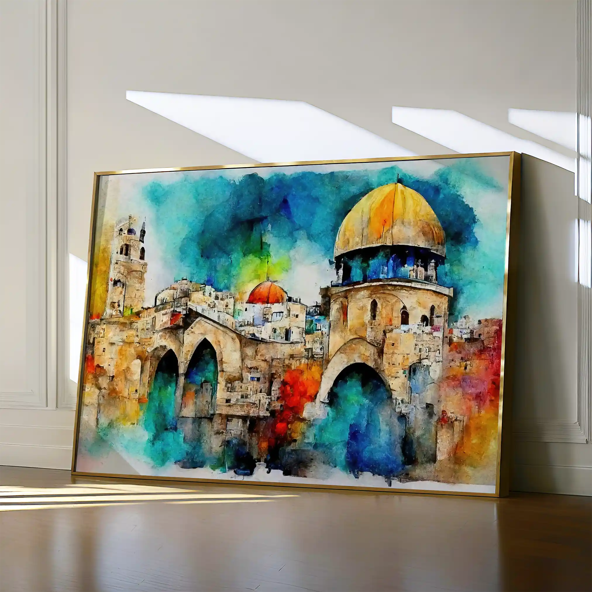 Palestine 010 Canvas Art 60 x 40 cm / Black