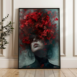 Portrait 010 Canvas Art 60 x 40 cm / Black