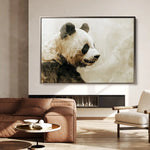 Animals 011 Canvas Art 60 x 40 cm / Black