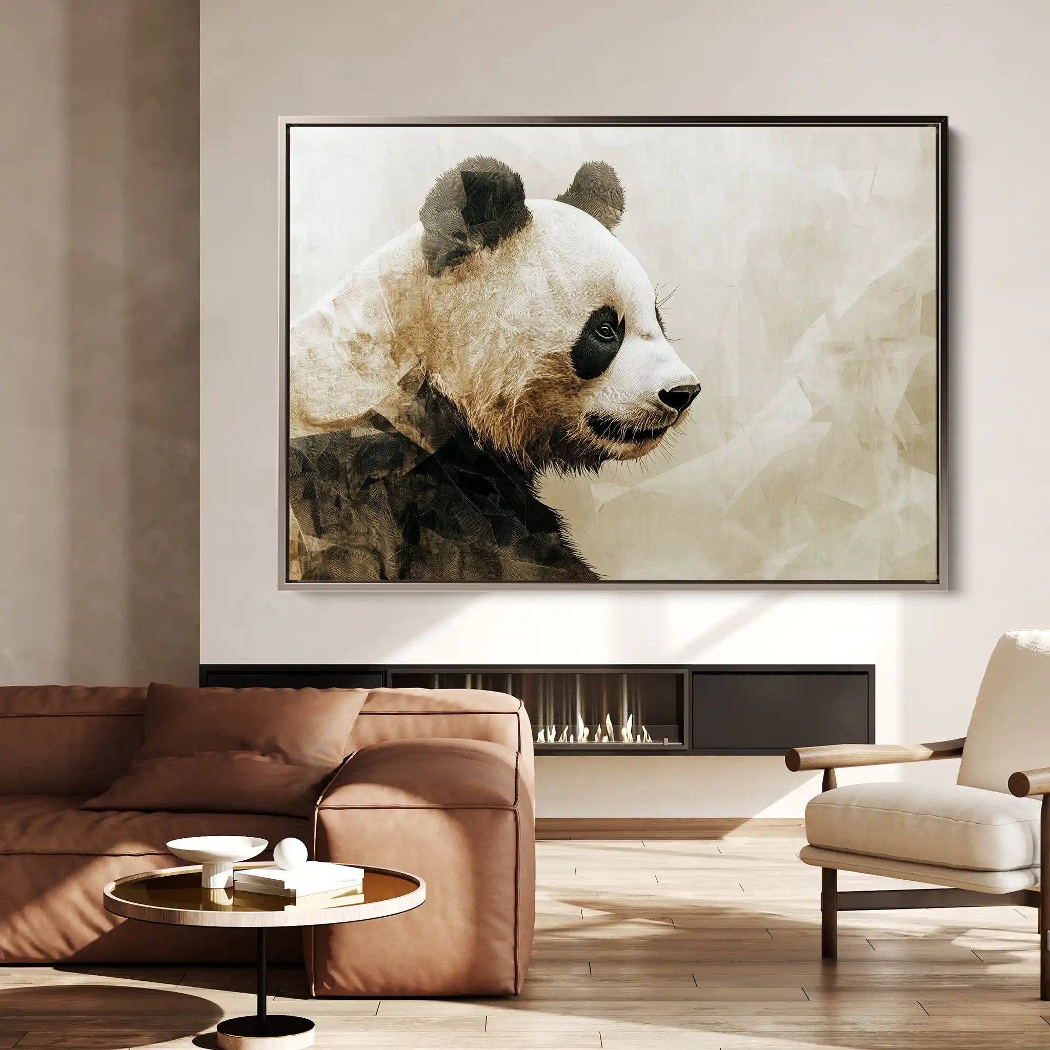 Animals 011 Canvas Art 60 x 40 cm / Black