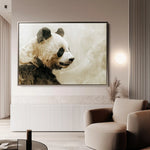 Animals 011 Canvas Art 60 x 40 cm / Black