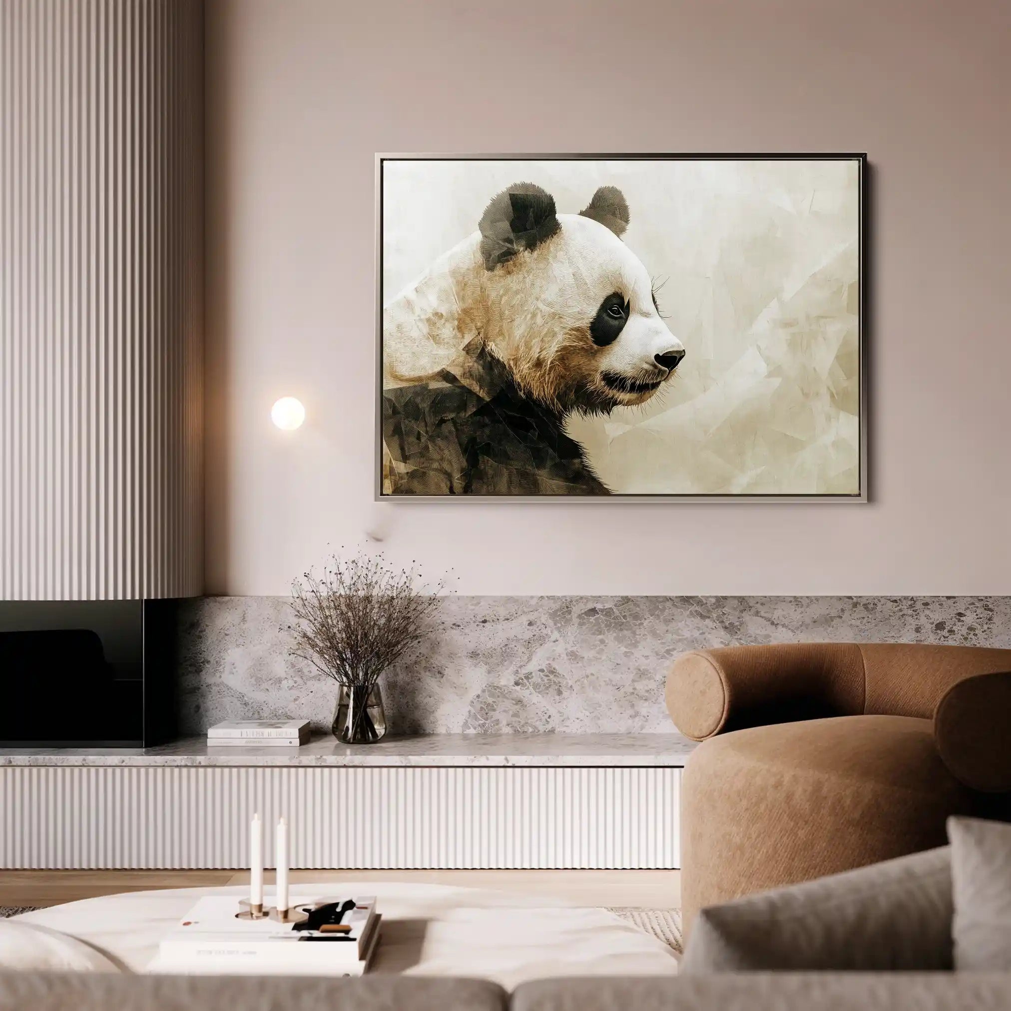 Animals 011 Canvas Art 60 x 40 cm / Black