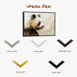 Animals 011 Canvas Art 60 x 40 cm / Black