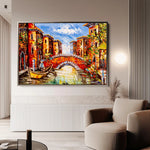 Landscape 011 Canvas Art 60 x 40 cm / Black