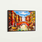 Landscape 011 Canvas Art 60 x 40 cm / Black