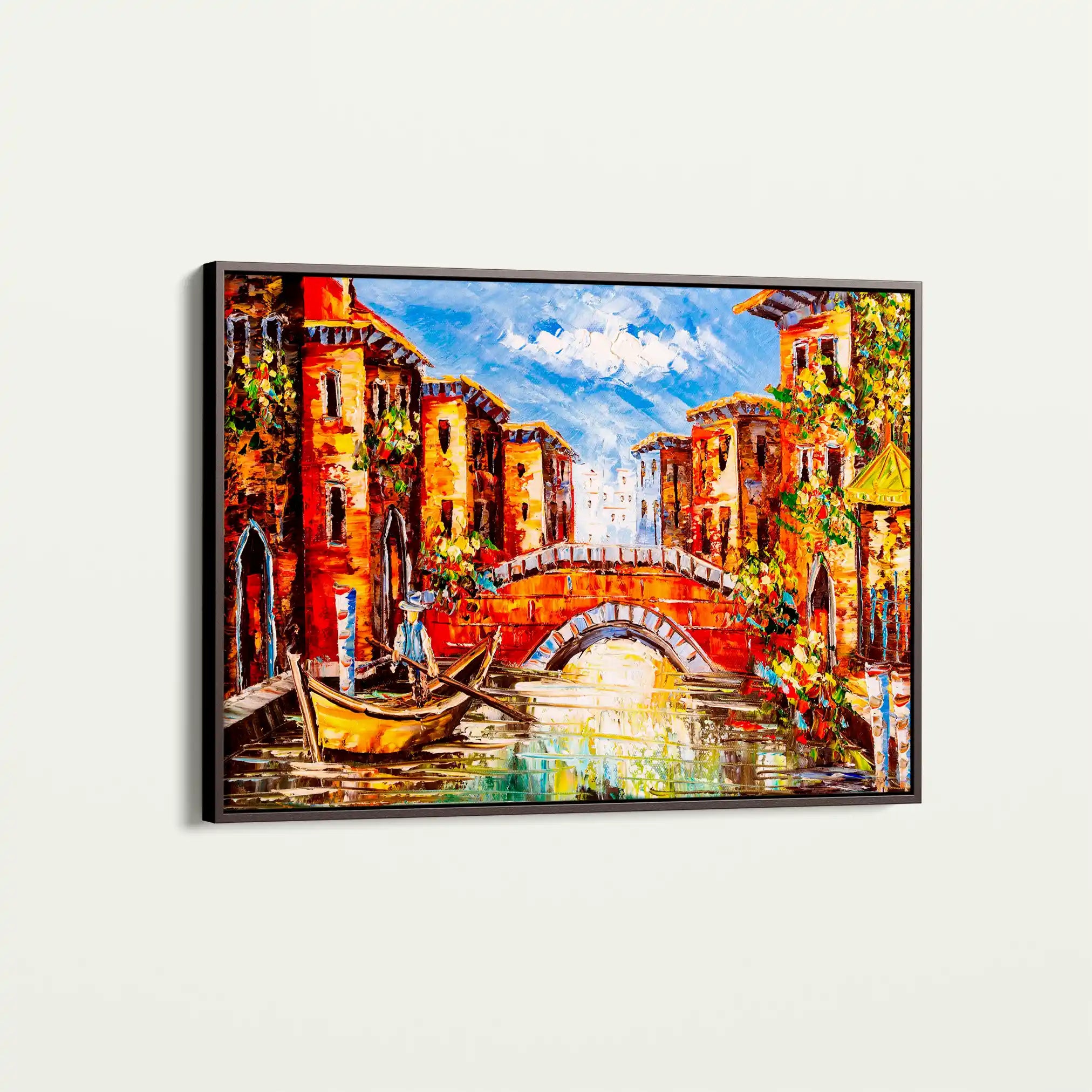 Landscape 011 Canvas Art 60 x 40 cm / Black