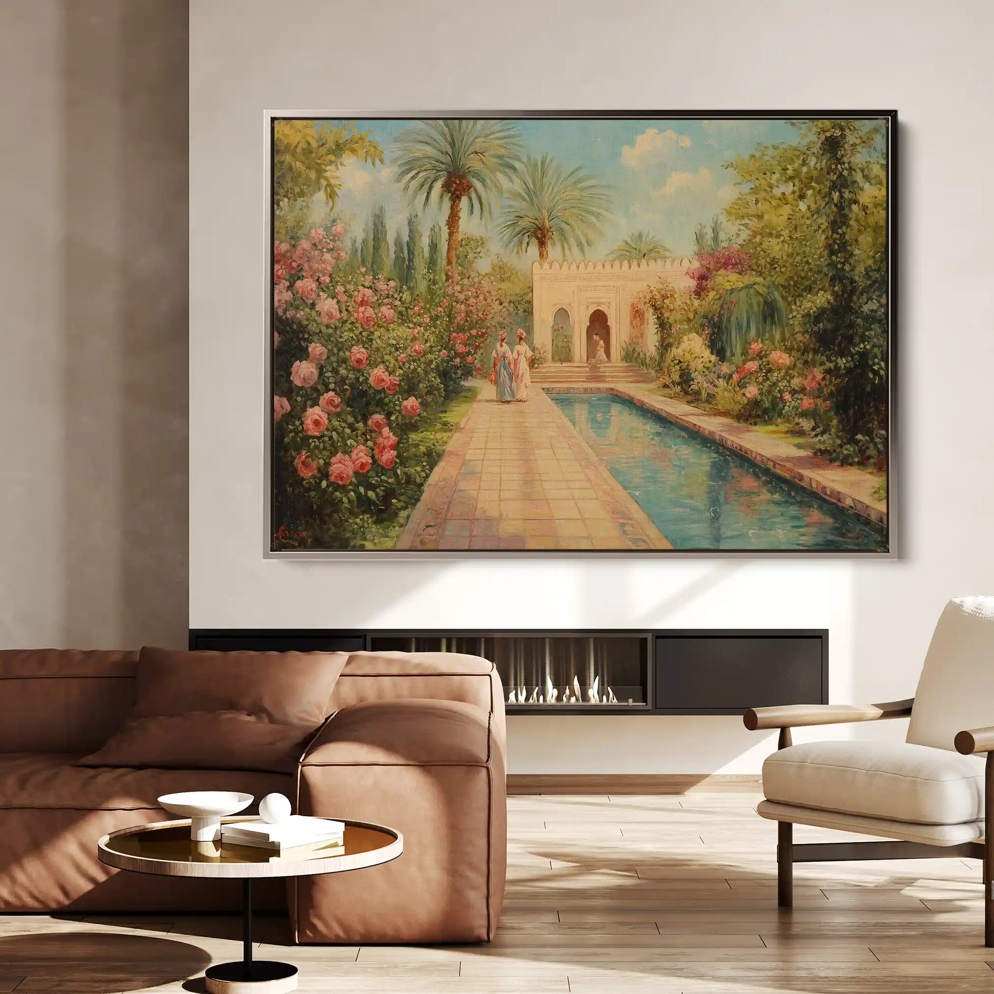 Orientalist 011 Canvas Art 60 x 40 cm / Black