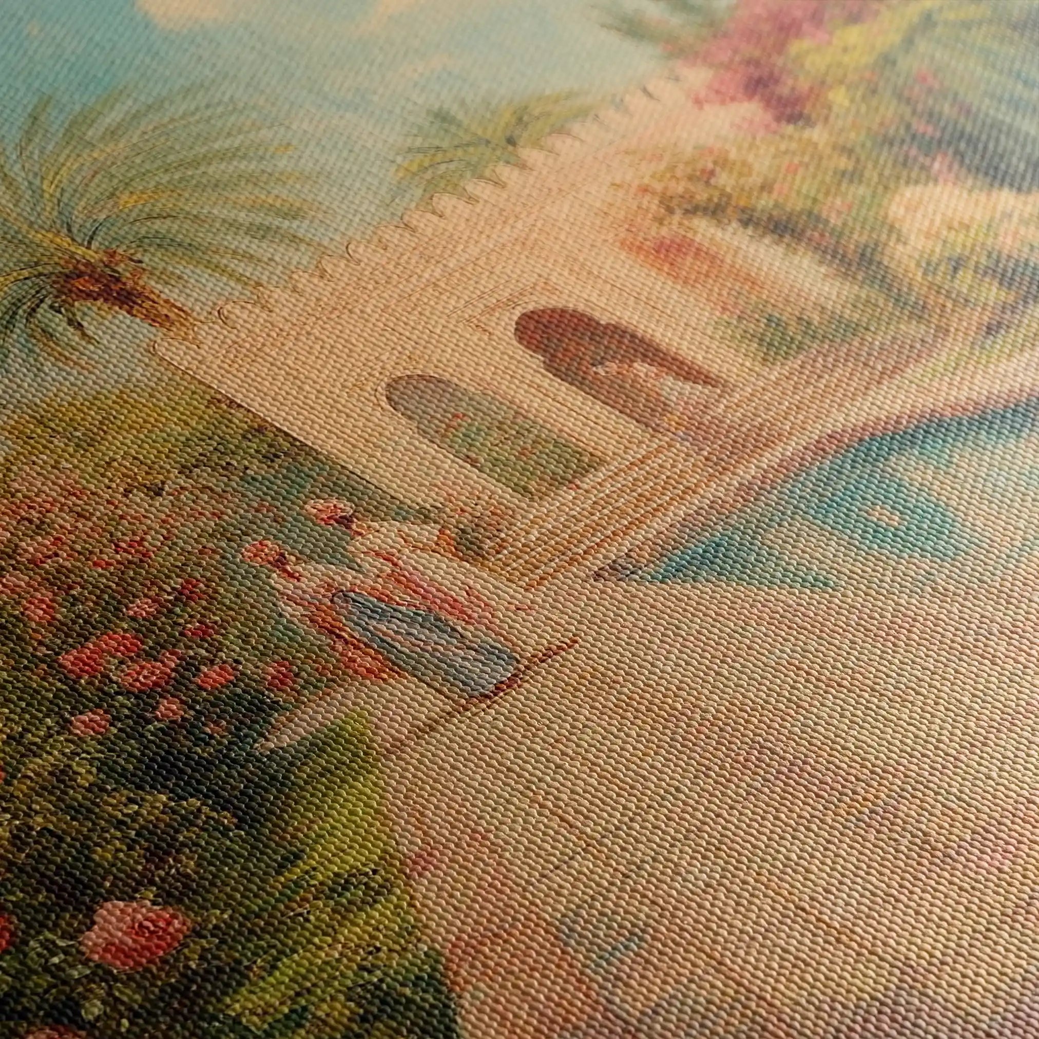 Orientalist 011 Canvas Art 60 x 40 cm / Black