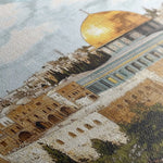 Palestine 011 Canvas Art 60 x 40 cm / Black