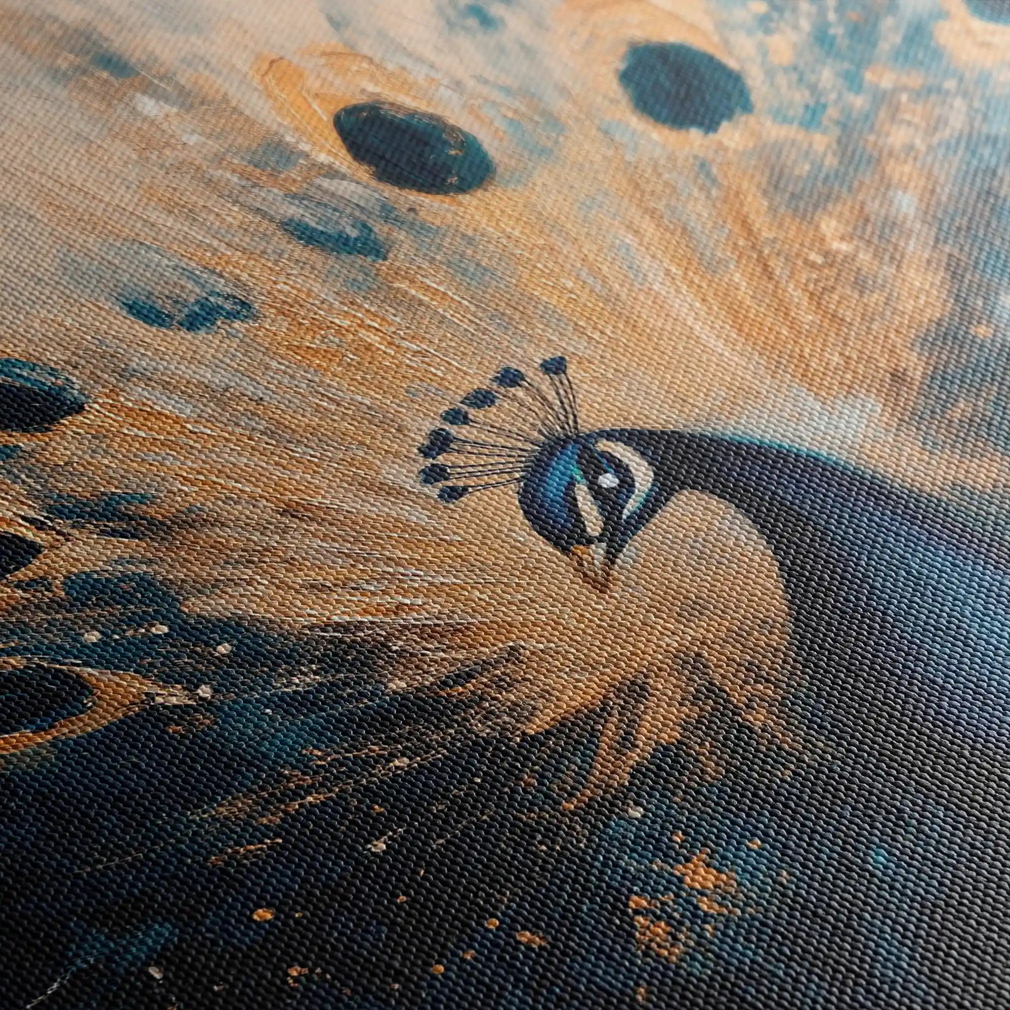 Animals 012 Canvas Art 60 x 40 cm / Black