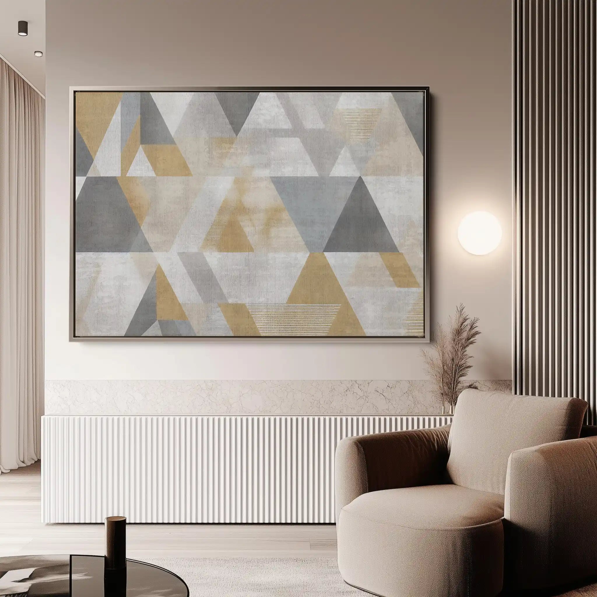 Abstract 012 Canvas Art 60 x 40 cm / Black