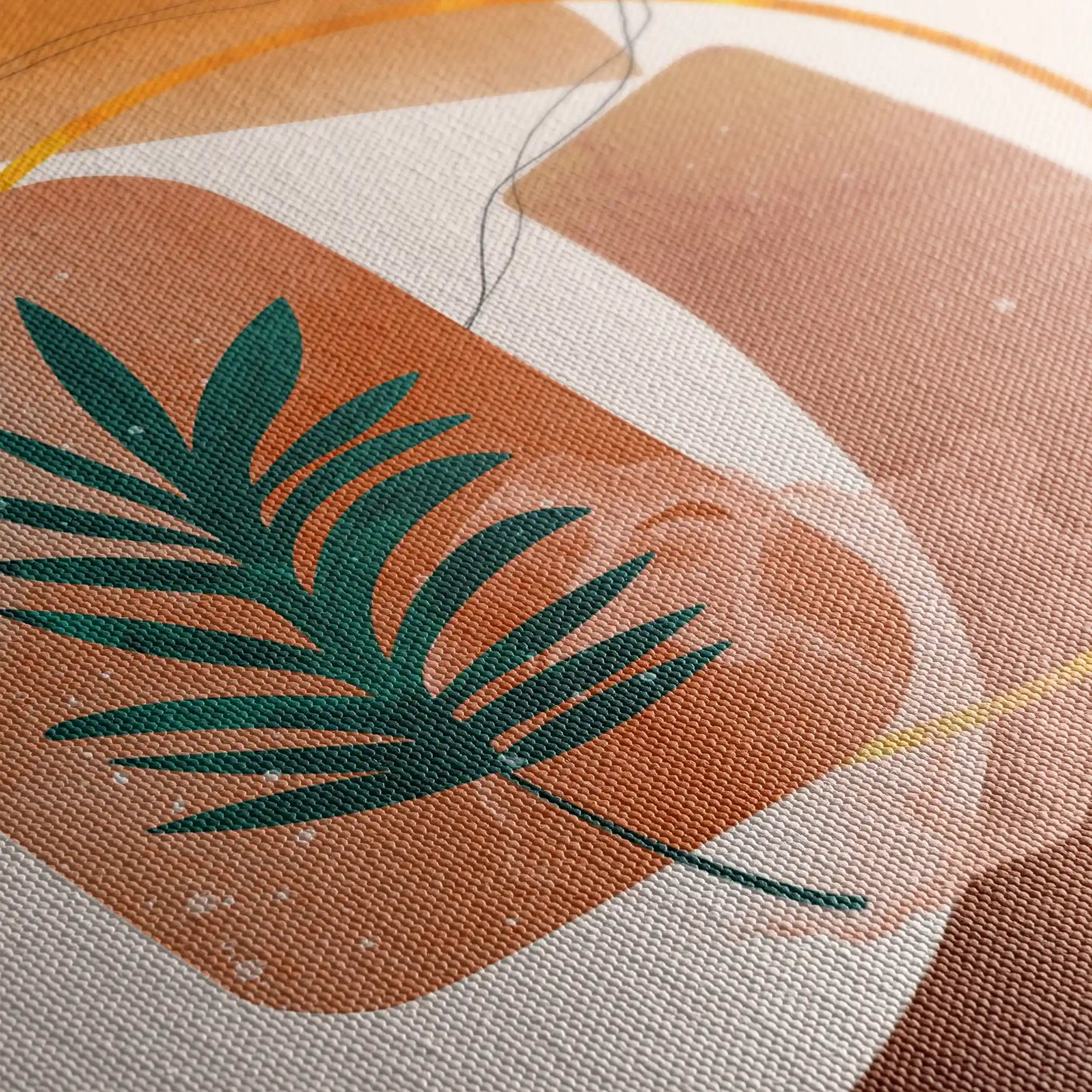 Boho 012 Canvas Art 60 x 40 cm / Black