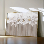 Floral 012 Canvas Art 60 x 40 cm / Black