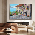 Landscape 012 Canvas Art 60 x 40 cm / Black